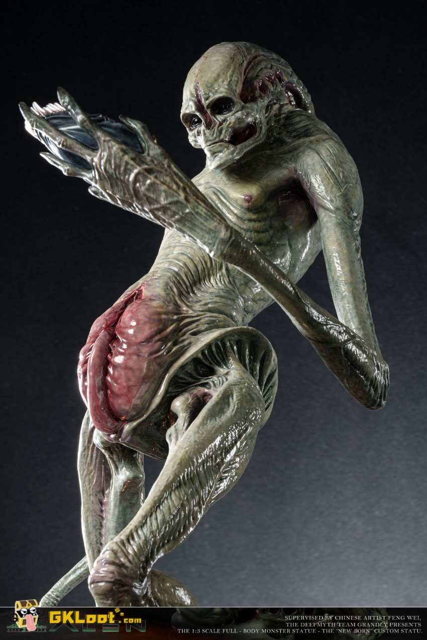 DEEPMYTH Studio 1/3 Alien Newborn Statue w/ LED - View 15 DEEPMYTH Studio 1/3 Alien Newborn Statue w/ LED - View 15