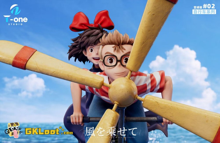 T-one Studio Kiki's Delivery Service Kiki & Tombo Statue - View 6 T-one Studio Kiki's Delivery Service Kiki & Tombo Statue - View 6