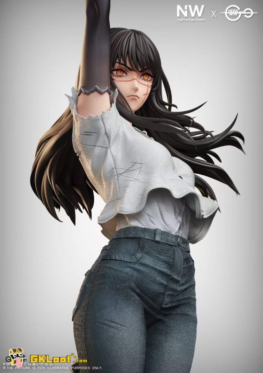 Night Wing & Hera Studio Chainsaw Man Mitaka Asa Statue - View 10 Night Wing & Hera Studio Chainsaw Man Mitaka Asa Statue - View 10