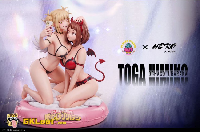 Player & Hero Studio My Hero Academia Himiko Toga & Ochaco Uraraka Statue - View 2 Player & Hero Studio My Hero Academia Himiko Toga & Ochaco Uraraka Statue - View 2