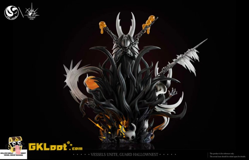 Stone Custom & Radiance Studio Hollow Knight Vessel Family Statue w/ LED - View 4 Stone Custom & Radiance Studio Hollow Knight Vessel Family Statue w/ LED - View 4