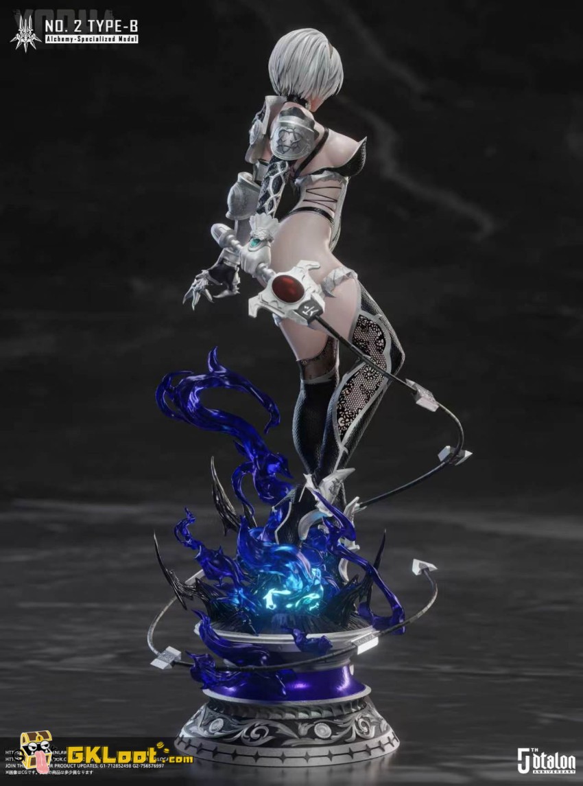 Dtalon Production Studio 1/4 NieR:Automata YoRHa No. 2 Type B Statue w/ LED - View 4 Dtalon Production Studio 1/4 NieR:Automata YoRHa No. 2 Type B Statue w/ LED - View 4
