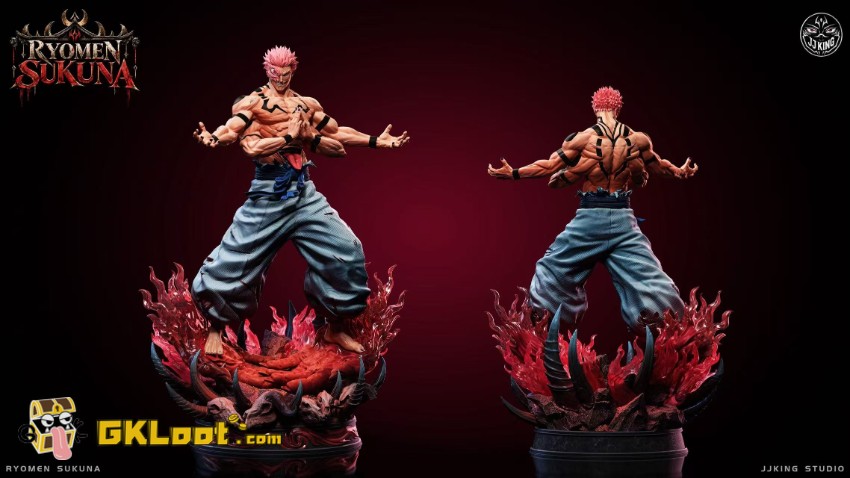 JJking Studio 1/6 Jujutsu Kaisen Ryomen Sukuna Statue - View 3 JJking Studio 1/6 Jujutsu Kaisen Ryomen Sukuna Statue - View 3