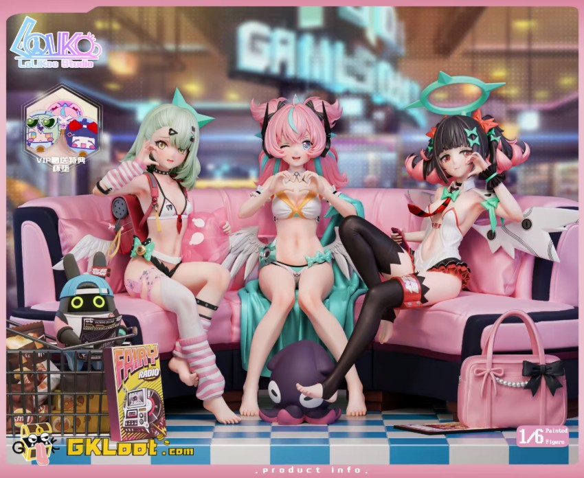 Lolikoo Studio Zenless Zone Zero Sunna & Aria & Nangong Yu Statue - View 2 Lolikoo Studio Zenless Zone Zero Sunna & Aria & Nangong Yu Statue - View 2