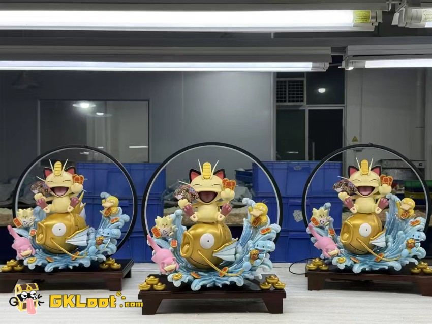 Watercress Studio Pokémon Fortune Meowth Statue - View 1 Watercress Studio Pokémon Fortune Meowth Statue - View 1
