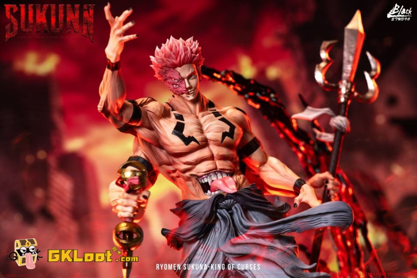 Black Studio Jujutsu Kaisen Ryomen Sukuna Statue - View 6 Black Studio Jujutsu Kaisen Ryomen Sukuna Statue - View 6