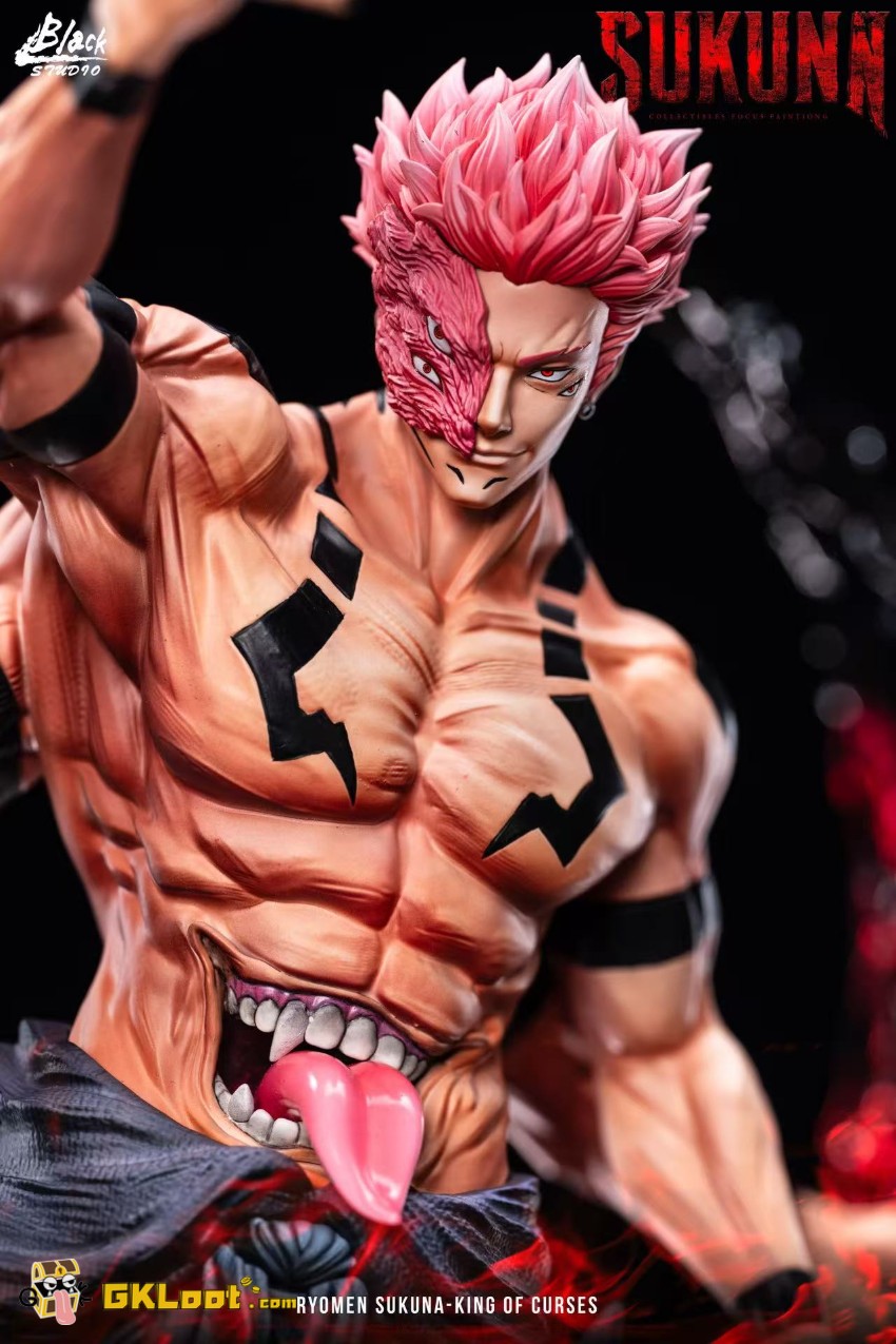 Black Studio Jujutsu Kaisen Ryomen Sukuna Statue - View 3 Black Studio Jujutsu Kaisen Ryomen Sukuna Statue - View 3