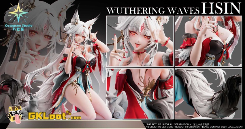 Octagram Studio 1/6 Wuthering Waves Hsin Statue - View 6 Octagram Studio 1/6 Wuthering Waves Hsin Statue - View 6