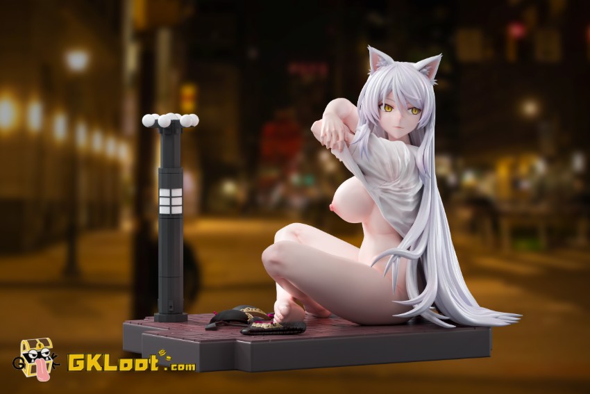 Hero Goblin Studio 1/6 Yani Neko & Monogatari Series Yaniko Satou & Black Hanekawa Satou - View 2 Hero Goblin Studio 1/6 Yani Neko & Monogatari Series Yaniko Satou & Black Hanekawa Satou - View 2
