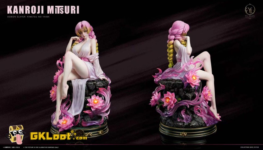 YL Studio 1/4 Demon Slayer Mitsuri Kanroji Statue - View 7 YL Studio 1/4 Demon Slayer Mitsuri Kanroji Statue - View 7