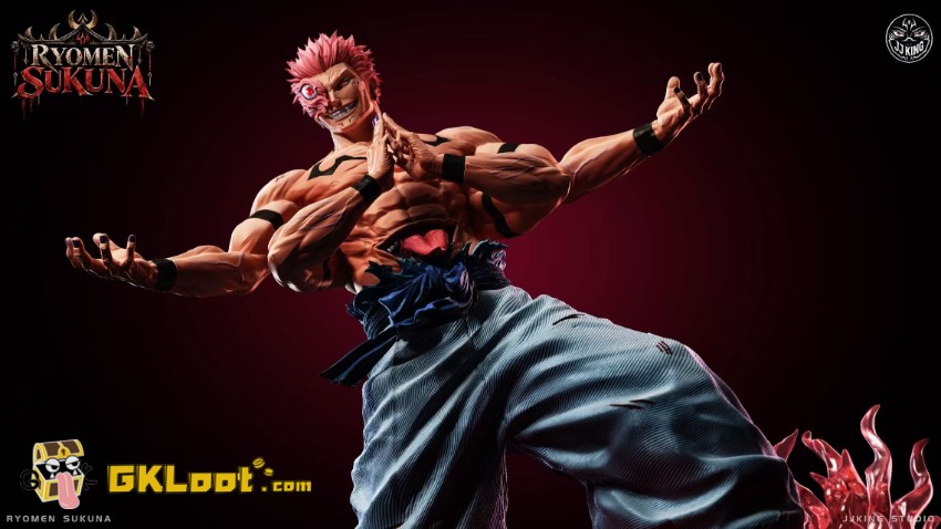 JJking Studio 1/6 Jujutsu Kaisen Ryomen Sukuna Statue - View 9 JJking Studio 1/6 Jujutsu Kaisen Ryomen Sukuna Statue - View 9