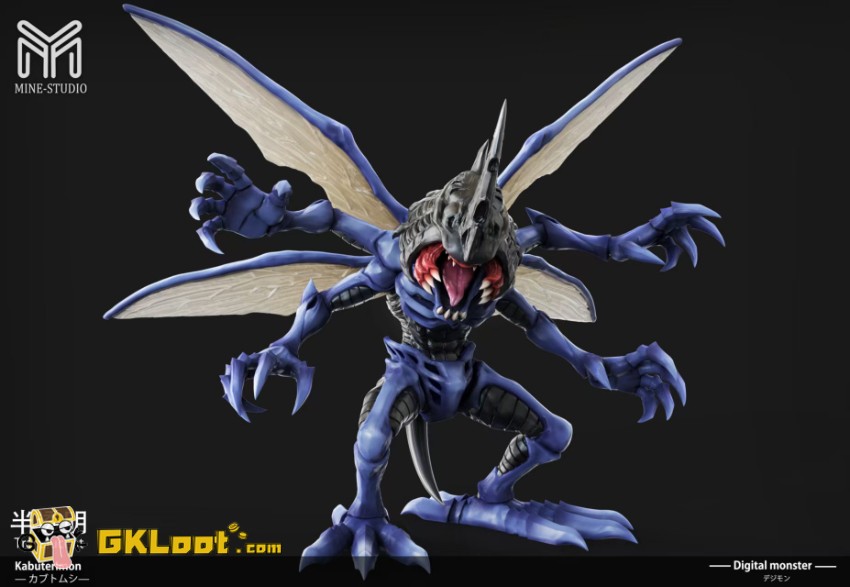 Mine Studio Digimon Atlur Kabuterimon Statue - View 3 Mine Studio Digimon Atlur Kabuterimon Statue - View 3