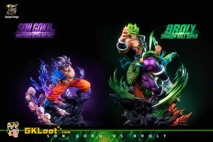 Saiyan Forge Studio 1/6 Dragon Ball Son Goku & Broly Statue - View 11 Saiyan Forge Studio 1/6 Dragon Ball Son Goku & Broly Statue - View 11