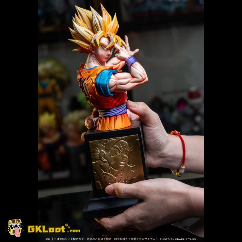 EM Studio 1/5 Dragon Ball Son Goku Bust - View 1 EM Studio 1/5 Dragon Ball Son Goku Bust - View 1