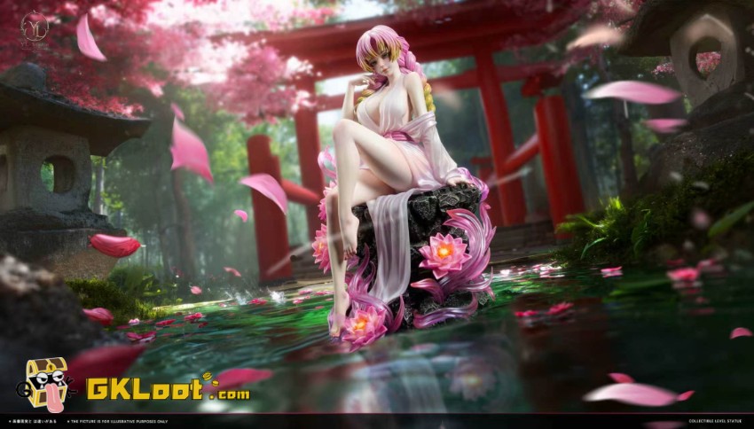 YL Studio 1/4 Demon Slayer Mitsuri Kanroji Statue - View 2 YL Studio 1/4 Demon Slayer Mitsuri Kanroji Statue - View 2
