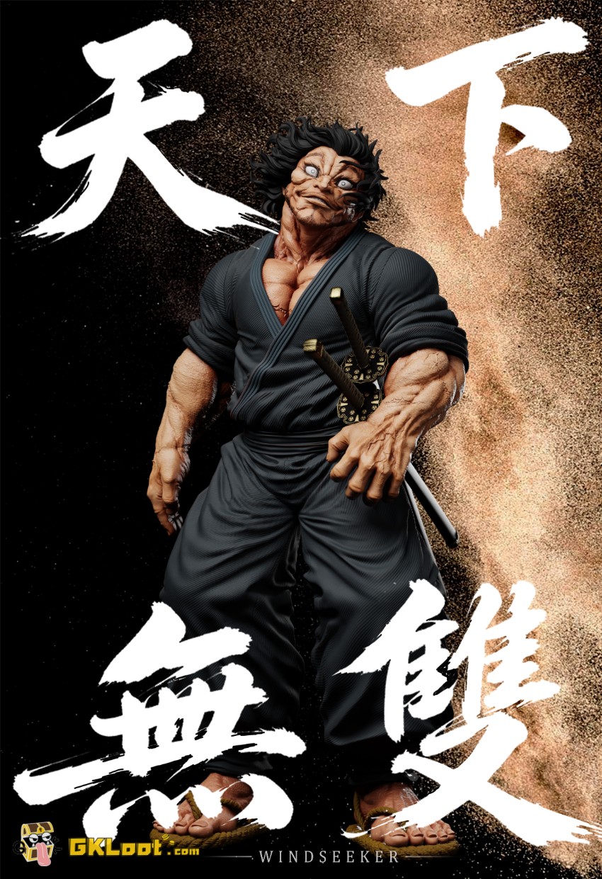 Windseeker Studio Baki the Grappler Musashi Miyamoto Statue - View 4 Windseeker Studio Baki the Grappler Musashi Miyamoto Statue - View 4