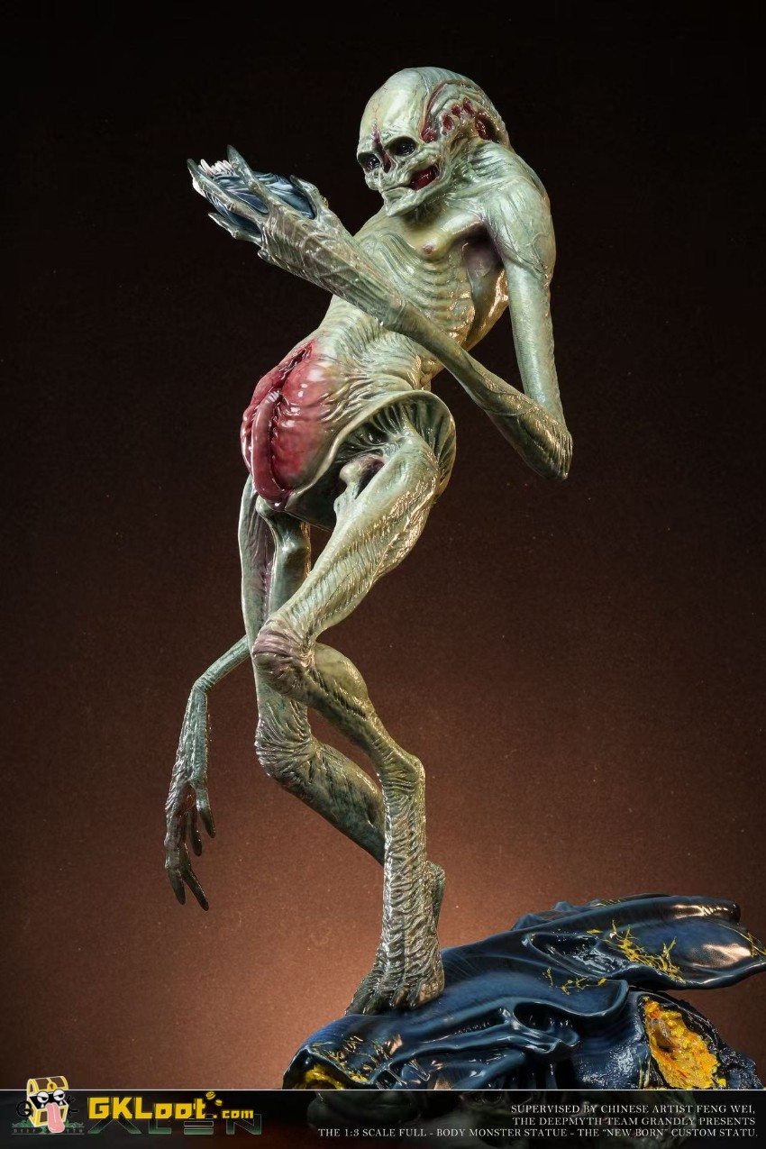DEEPMYTH Studio 1/3 Alien Newborn Statue w/ LED - View 12 DEEPMYTH Studio 1/3 Alien Newborn Statue w/ LED - View 12