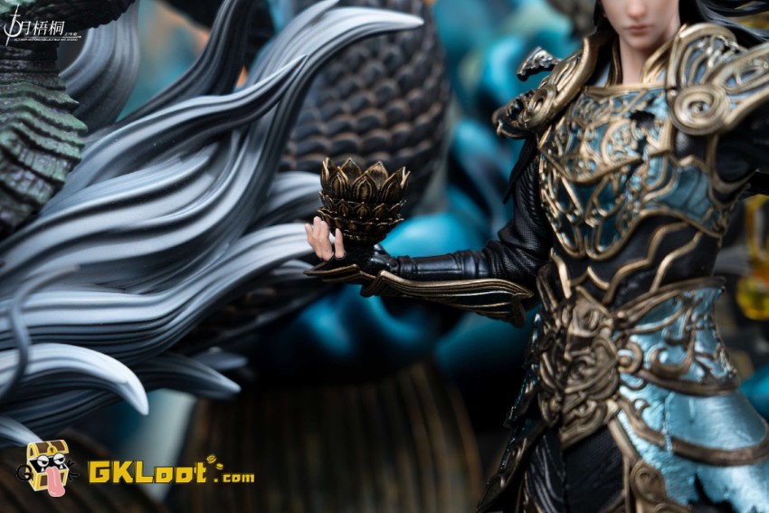 Shi Yue Wu Tong Studio 1/6 Perfect World Licensed Shi Hao Statue w/ LED - View 3 Shi Yue Wu Tong Studio 1/6 Perfect World Licensed Shi Hao Statue w/ LED - View 3