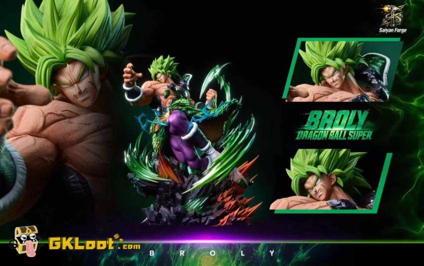 Saiyan Forge Studio 1/6 Dragon Ball Son Goku & Broly Statue - View 6 Saiyan Forge Studio 1/6 Dragon Ball Son Goku & Broly Statue - View 6