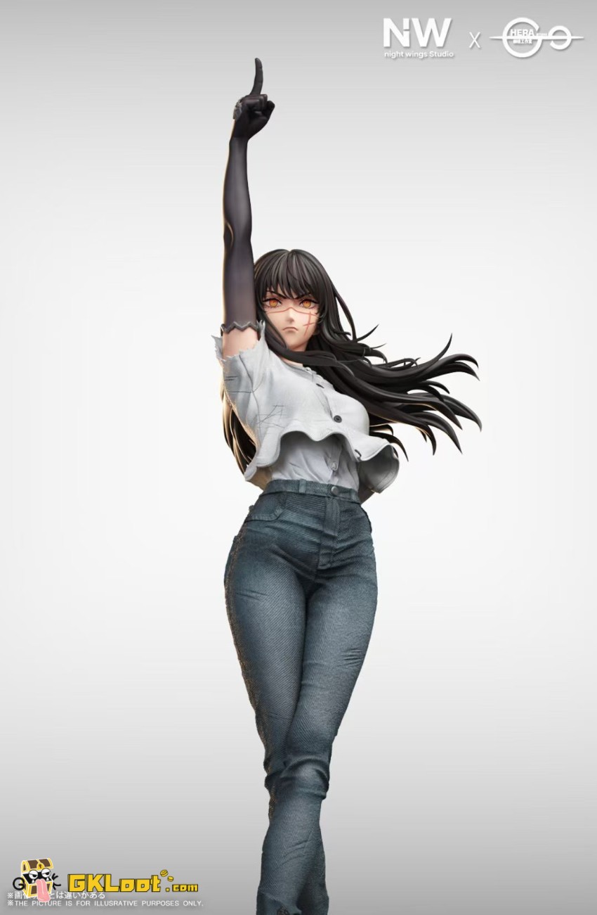 Night Wing & Hera Studio Chainsaw Man Mitaka Asa Statue - View 5 Night Wing & Hera Studio Chainsaw Man Mitaka Asa Statue - View 5