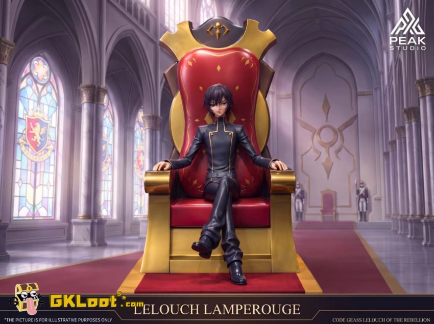 Peak Studio 1/6 Code Geass Lelouch Lamperouge Statue - View 4 Peak Studio 1/6 Code Geass Lelouch Lamperouge Statue - View 4