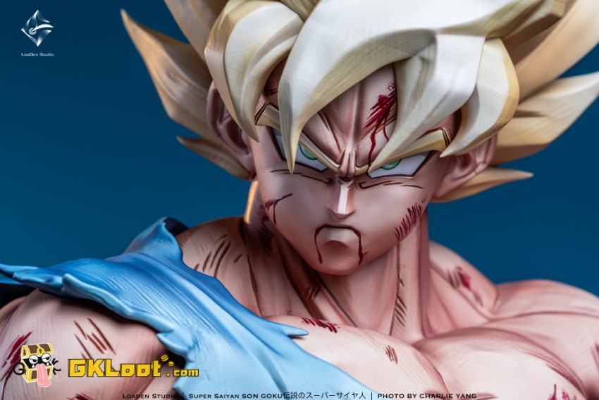 LoaDen Studio 1/3 Dragon Ball Son Goku Bust - View 4 LoaDen Studio 1/3 Dragon Ball Son Goku Bust - View 4