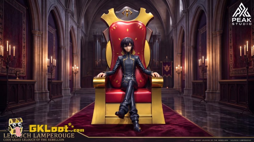 Peak Studio 1/6 Code Geass Lelouch Lamperouge Statue - View 3 Peak Studio 1/6 Code Geass Lelouch Lamperouge Statue - View 3