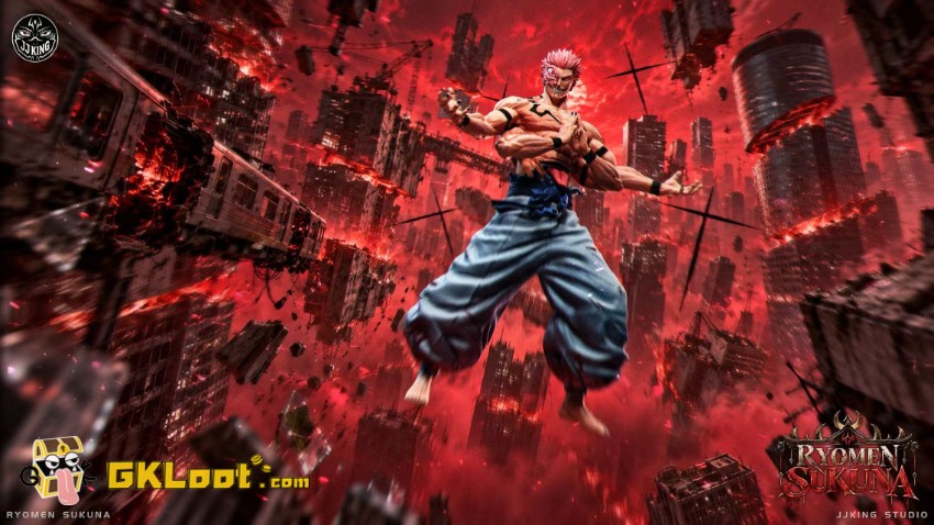 JJking Studio 1/6 Jujutsu Kaisen Ryomen Sukuna Statue - View 2 JJking Studio 1/6 Jujutsu Kaisen Ryomen Sukuna Statue - View 2