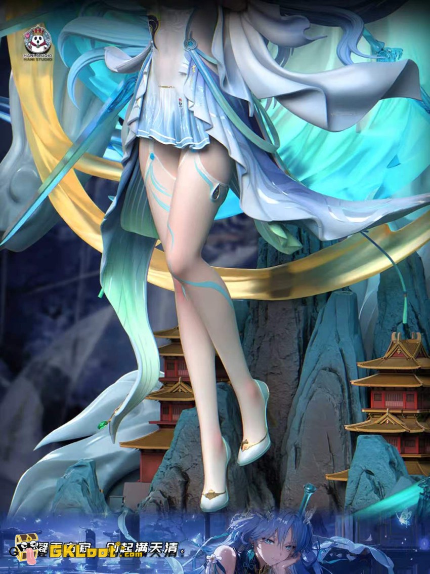 HANI Studio 1/6 Wuthering Waves Qingxiao Statue w/ LED - View 10 HANI Studio 1/6 Wuthering Waves Qingxiao Statue w/ LED - View 10