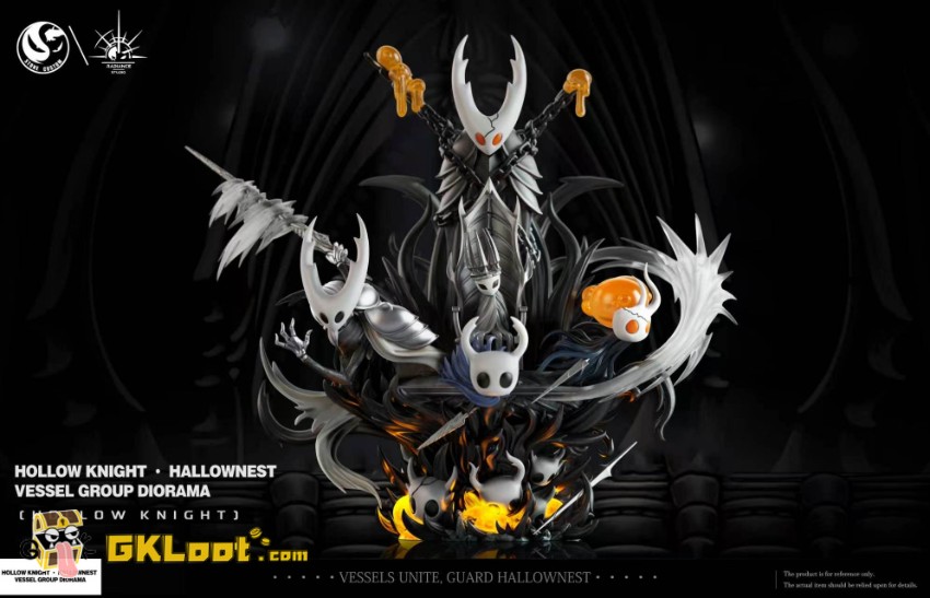 Stone Custom & Radiance Studio Hollow Knight Vessel Family Statue w/ LED - View 2 Stone Custom & Radiance Studio Hollow Knight Vessel Family Statue w/ LED - View 2