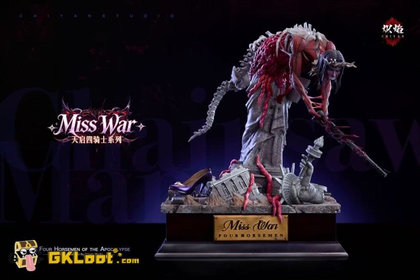 ChiYan Studio 1/4 Chainsaw Man Yoru Statue - View 13 ChiYan Studio 1/4 Chainsaw Man Yoru Statue - View 13