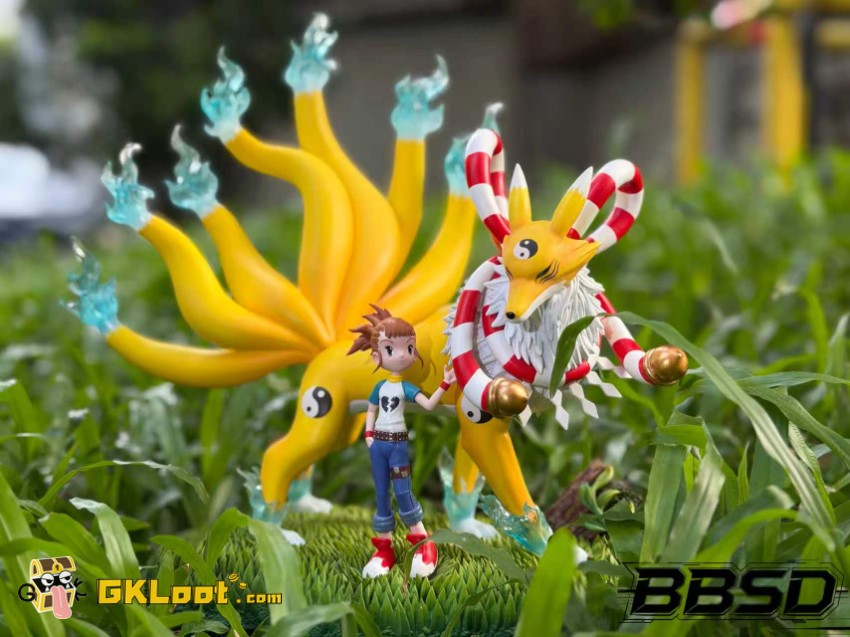 BBSD Studio MH Digimon Makino Ruki & Kyubimon Statue - View 2 BBSD Studio MH Digimon Makino Ruki & Kyubimon Statue - View 2