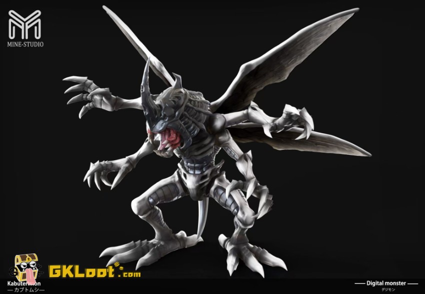 Mine Studio Digimon Atlur Kabuterimon Statue - View 6 Mine Studio Digimon Atlur Kabuterimon Statue - View 6