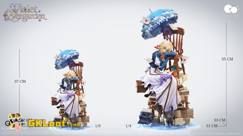 Bubble Studio Violet Evergarden Violet Evergarden Statue - View 9 Bubble Studio Violet Evergarden Violet Evergarden Statue - View 9