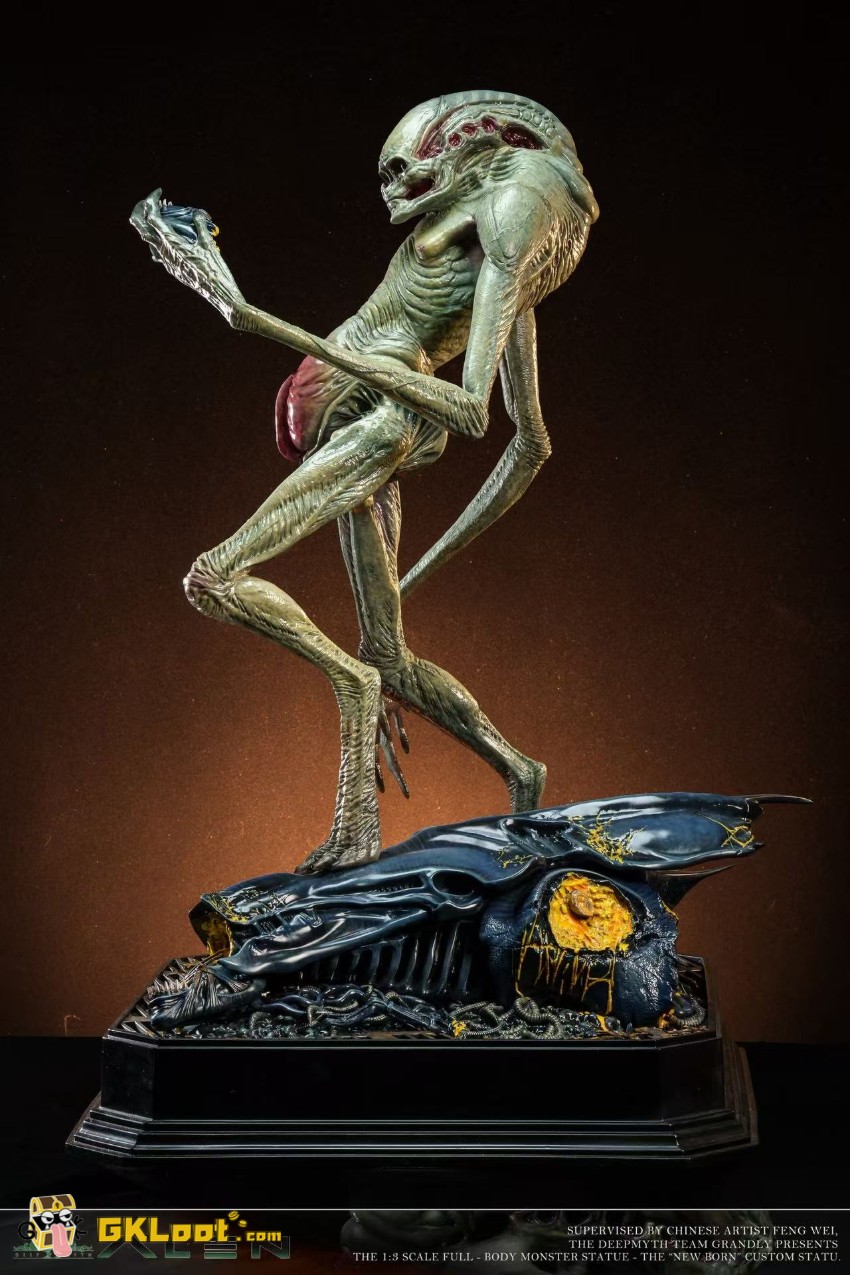 DEEPMYTH Studio 1/3 Alien Newborn Statue w/ LED - View 13 DEEPMYTH Studio 1/3 Alien Newborn Statue w/ LED - View 13