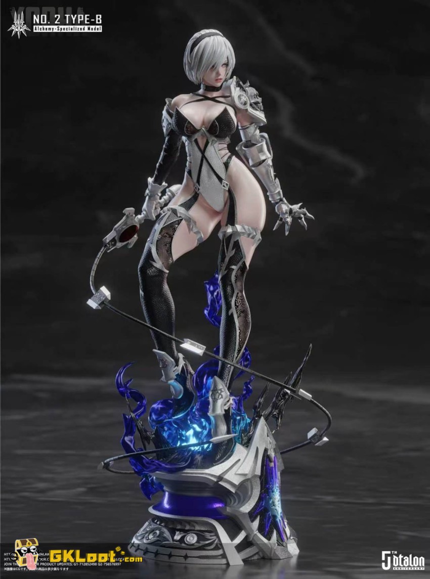Dtalon Production Studio 1/4 NieR:Automata YoRHa No. 2 Type B Statue w/ LED - View 3 Dtalon Production Studio 1/4 NieR:Automata YoRHa No. 2 Type B Statue w/ LED - View 3