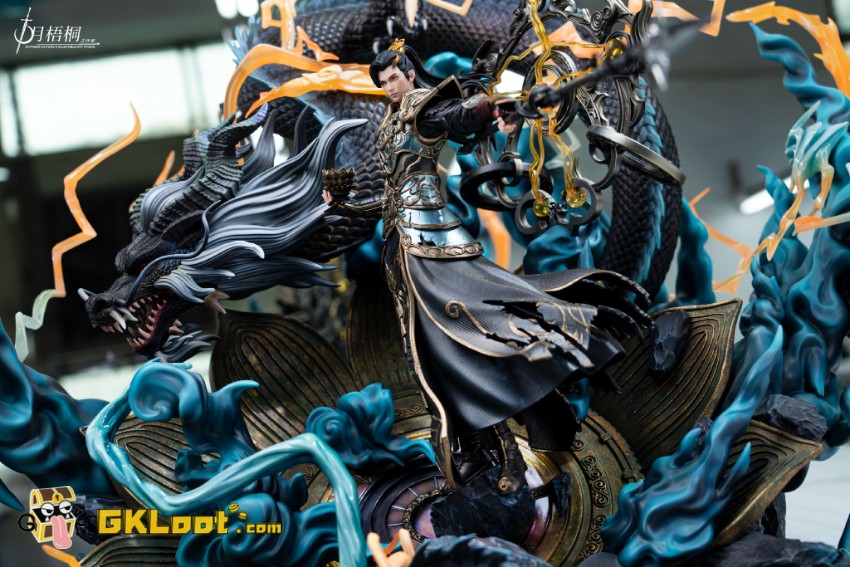 Shi Yue Wu Tong Studio 1/6 Perfect World Licensed Shi Hao Statue w/ LED - View 2 Shi Yue Wu Tong Studio 1/6 Perfect World Licensed Shi Hao Statue w/ LED - View 2