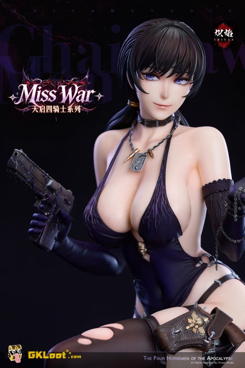 ChiYan Studio 1/4 Chainsaw Man Yoru Statue - View 6 ChiYan Studio 1/4 Chainsaw Man Yoru Statue - View 6