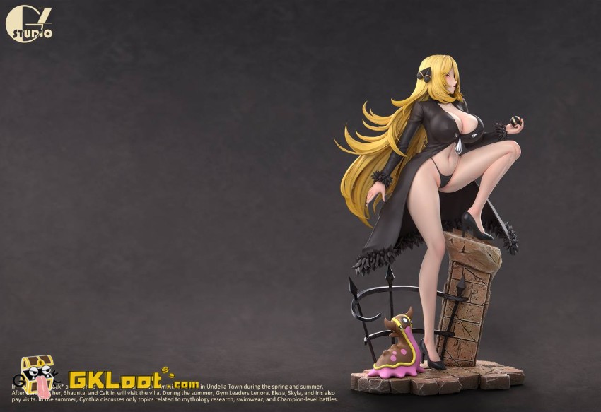 GZ Studio 1/6 Pokémon Cynthia Statue - View 9 GZ Studio 1/6 Pokémon Cynthia Statue - View 9