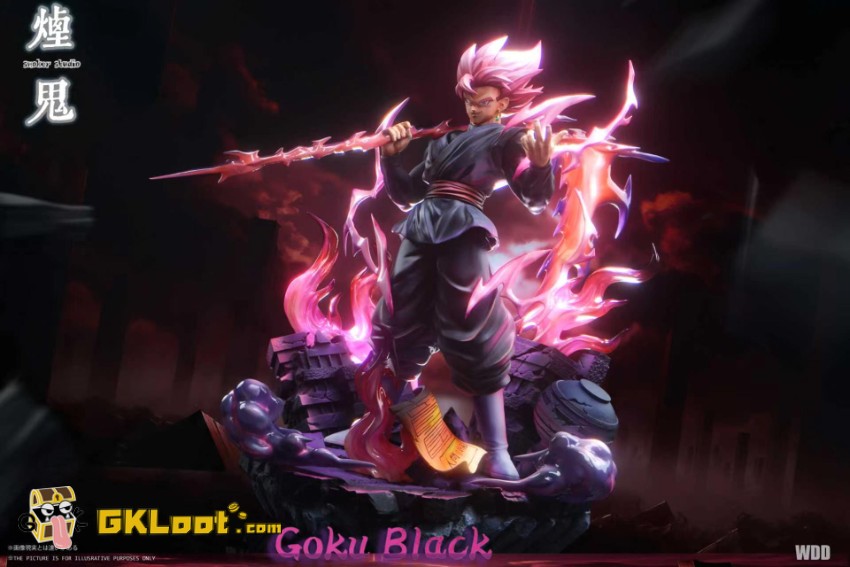 Jeen Studio Dragon Ball Goku Black Statue - View 5 Jeen Studio Dragon Ball Goku Black Statue - View 5