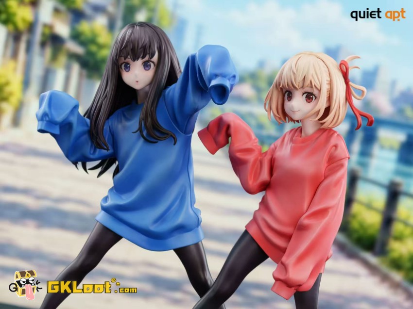 QuietArt Studio 1/6 Lycoris Recoil Chisato Nishikigi & Takina Inoue Statue - View 5 QuietArt Studio 1/6 Lycoris Recoil Chisato Nishikigi & Takina Inoue Statue - View 5
