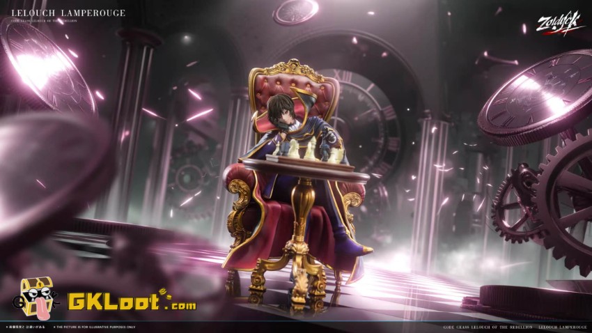 Zoldyck Studio 1/6 Code Geass Lelouch Lamperouge Statue - View 12 Zoldyck Studio 1/6 Code Geass Lelouch Lamperouge Statue - View 12