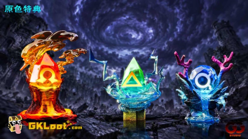 GuGu Studio Pokémon Groudon & Rayquaza & Kyogre Statue w/ LED - View 11 GuGu Studio Pokémon Groudon & Rayquaza & Kyogre Statue w/ LED - View 11