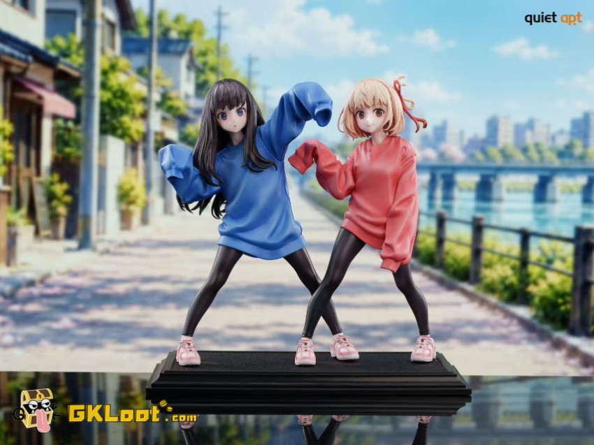QuietArt Studio 1/6 Lycoris Recoil Chisato Nishikigi & Takina Inoue Statue - View 2 QuietArt Studio 1/6 Lycoris Recoil Chisato Nishikigi & Takina Inoue Statue - View 2