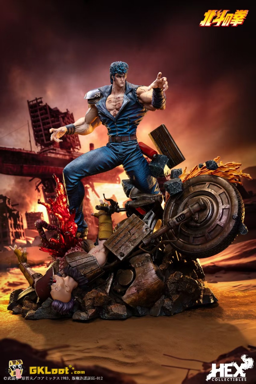 HEX Collectibles Studio 1/6 Fist of the North Star Kenshiro Statue - View 3 HEX Collectibles Studio 1/6 Fist of the North Star Kenshiro Statue - View 3