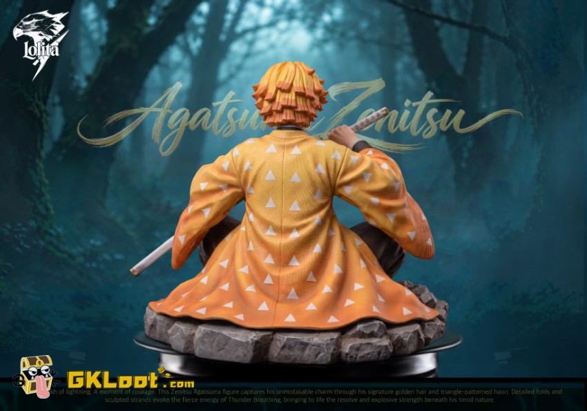 Lolita Studio 1/6 Demon Slayer Zenitsu Agatsuma Statue - View 4 Lolita Studio 1/6 Demon Slayer Zenitsu Agatsuma Statue - View 4
