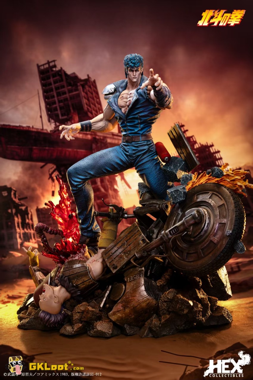 HEX Collectibles Studio 1/6 Fist of the North Star Kenshiro Statue - View 2 HEX Collectibles Studio 1/6 Fist of the North Star Kenshiro Statue - View 2