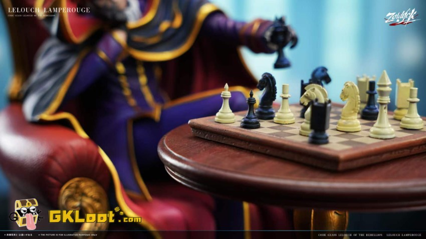 Zoldyck Studio 1/6 Code Geass Lelouch Lamperouge Statue - View 1 Zoldyck Studio 1/6 Code Geass Lelouch Lamperouge Statue - View 1