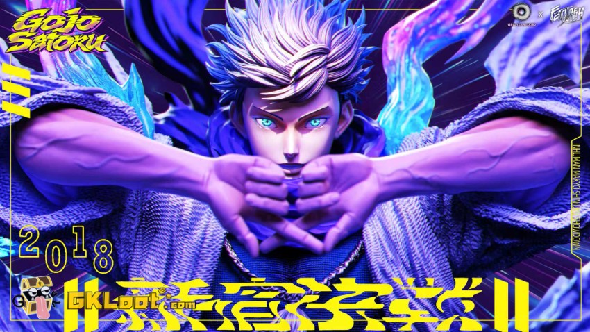 Gravity Studio 1/6 Jujutsu Kaisen Satoru Gojo Statue w/ LED - View 3 Gravity Studio 1/6 Jujutsu Kaisen Satoru Gojo Statue w/ LED - View 3