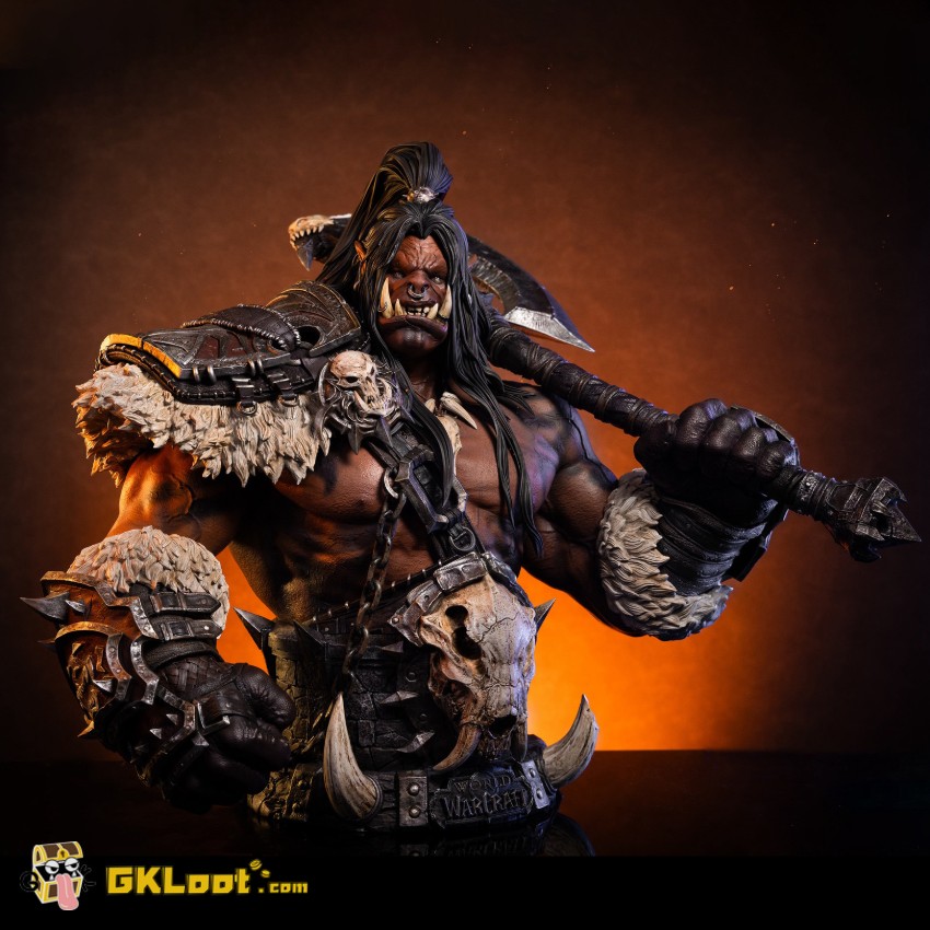 Infinity Studio 1/3 World of Warcraft Licensed Grommash Hellscream Bust - View 1 Infinity Studio 1/3 World of Warcraft Licensed Grommash Hellscream Bust - View 1